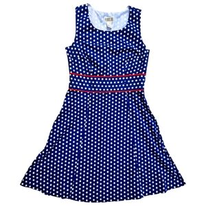 Robbie Bee 80's Vintage Polka dot A line Dress Size 10